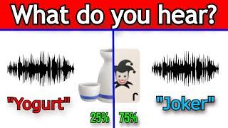 What do you hear? Yogurt or Joker? 🃏