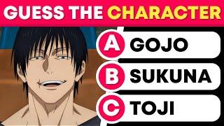 Try To Guess The Jujutsu Kaisen Character  Can You Please Answer It 