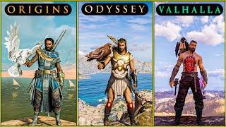 Assassins Creed Origins vs AC Odyssey vs AC Valhalla - Which Game is Best?