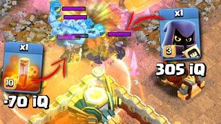 Klaus 304 iQ HeadHunter on DEFENSE DODGES Poison Spells Clash of Clans