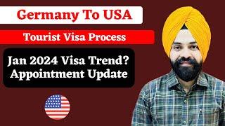 Germany To USA Tourist Visa Process in 2024  Europe To USA Tourist Visa Update