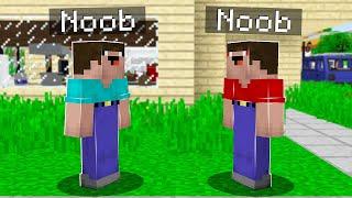 NOOBUN KÖTÜ İKİZİ KÖYE GELDİ  - Minecraft