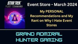 STFC - Event Store - March 2024 - My PERSONAL Recommendations - Mini Rant on Event Stores