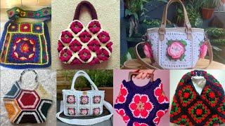 Top trending Granny Square purses  Changing Colors  Granny Stitch Pattern  Crochet projects