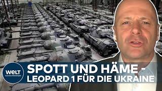 UKRAINE-KRIEG Leopard 1-Panzer - Russen lachen über deutsche Waffenhilfe  WELT Thema