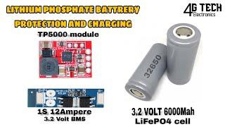 How to charge lithium phosphate batteryTp5000 module32650 cell3.2volt battery charger6000mahcell