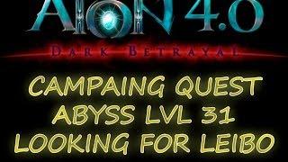 AION 4.0 - ASMODIANS - CAMPAIGN QUEST ABYSS LVL 31 - LOOKING FOR LEIBO