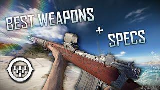 Best Weapons + Specs in Battlefield 5 Full Overview