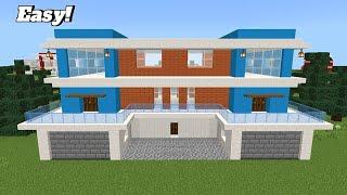 Minecraft How To Build A Large Modern House Tutorial #176