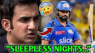 Gave me Sleepless Nights... Gautam Gambhir on Rohit Sharma  IPL 2024 Cricket News Facts