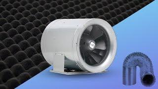 How to Quiet Inline Duct Fans  Tips for fan noise  most quiet duct fan sound grow room indoor