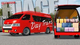 TOYOTA HIACE COMMUTER VELG RACING  TRAVEL DAY TRANS  MOD BUSSID DETAIL