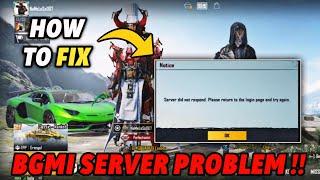 BGMI Server Problem BGMI Request Timeout & Why BGMI is not Opening Today 