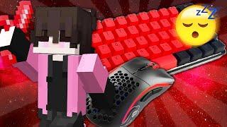 1 HOUR SleepyLoFi Mechanical Keyboard & Mouse Sounds ASMR Minecraft Gameplay