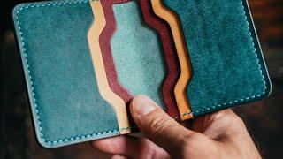 Making our Ocean Sand & Coral Leather wallet