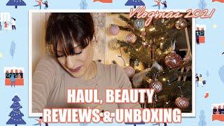 HAUL BEAUTY REVIEWS & UNBOXING   VLOGMAS ΜΕΡΑ 5Η