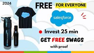 Brand New Salesforce Swags for Free  How to get Salesforce swags in 2024