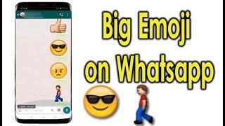 How To Send Big Emoji On Whatsapp.