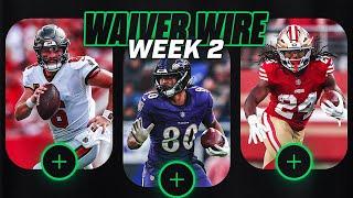 Top Waiver Wire Pickups for Week 2 Fantasy Football