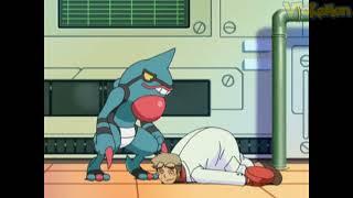 Toxicroak attacks Professor Oak  Professor Oak Funny Moments