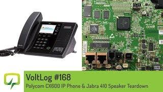 Voltlog #168 - Polycom CX600 IP Phone and Jabra 410 Speaker Teardown