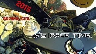 #5  RACE TIME  CBR 600RR GIRL CRASH  REPSOL GIRL