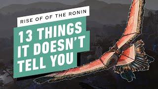 Rise of the Ronin - 13 Things It Doesnt Tell You