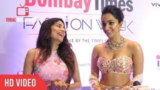 Kiara Advani FULL INTERVIEW  Bombay Times Fashion Week 2018