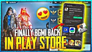 FINALLY  BGMI BACK IN PLAYSTORE  BGMI 2.6 UPDATE  BGMI CONFIRM RELEASE DATE  BGMI UNBAN NEWS