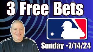 Sunday 3 Free MLB Betting Picks & Predictions - 71424 l Picks & Parlays