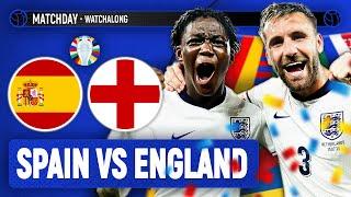 Spain 2-1 England LIVE STREAM WatchAlong  EURO 2024 Final