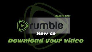 How to download your videos update 2021