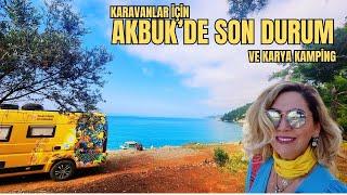 Karavanlar için Muğla Akbükde son durum ve Akyaka Karya kamping kampım...