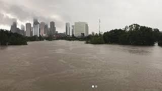 Before & After Flooding on Buffalo Bayou in Houston