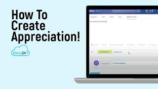 How to Create Appreciation on Bitrix 24 Website easy