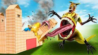 Can GIANT ZOOCHOSIS MONSTERS break into my FORT? Garrys Mod Sandbox