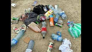 Aftermath of public order incident at Burrow Beach in Sutton