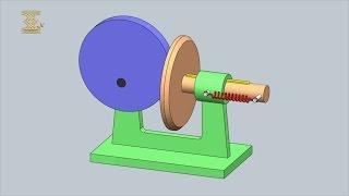 Three-Link Round Eccentric Cam Mechanism With A Flat-Faced Follower