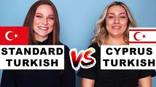 Standard Turkish VS Cypriot Turkish Dialect Comparison