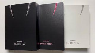 Unboxing BLACKPINK 블랙핑크 2nd Studio Album Born Pink Black Pink & Grey Box Set Ver.
