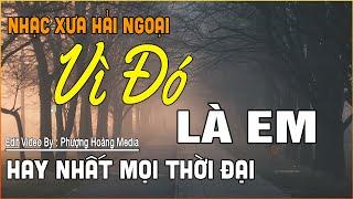 Vì Đó Là Em - Nhạc Xưa Hải Ngoại HAY NHẤT MỌI THỜI ĐẠI  Dòng Nhạc Tình Ca Bất Hủ Để Đời