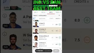 India vs Bangladesh Dream 11 Team Prediction  IND vs BAN Dream 11 Team  2nd ODI