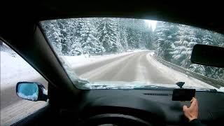 1999 GOLF IV 1.9 TDI - POV DRIVE - Snowy Road