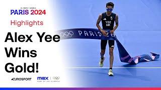 Dramatic Last-Gasp GOLD For Alex Yee & Team GBMens Triathlon  Paris Olympics 2024 #Paris2024