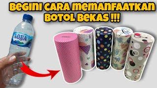 Jangan dibuang dulu  Mari kita membuat Celengan dari botol bekas  Ide Kreatif botol bekas