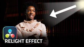 Using Relight Effect to fix your Footage - Davinci Resolve 18.5 Tutorial