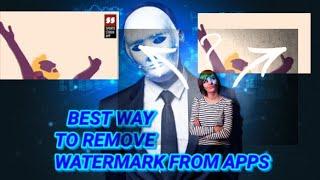 How To remove Watermark from any app  Best way to remove Watermark from apps  Abhi - The Modder