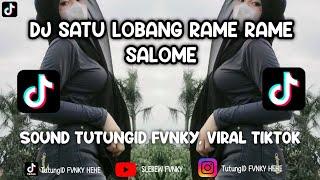 DJ SALOME SATU LOBANG RAME RAME SOUND TUTUNGID FVNKY