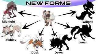 New Lycanroc Forms & Mega Evolution  Pokémon Fanarts  Max S