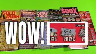 SBG 105 BIG WIN  7 YEAR SPECIAL $150 SESSION Florida Lottery Scratch Tickets